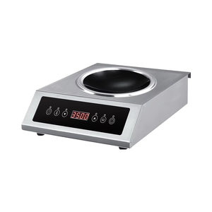 Table de cuisson à induction commerciale 3500W avec brûleur concave pour wok - Product Image 1