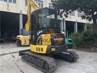 Excavator Mini Bekas Komatsu PC55MR-2/PC40MR-2/PC55 dengan Mesin Cummins, Hidrolik Kawasaki, Pompa Hidrolik 70 Ton, Kabin Tertutup