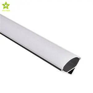 Starlight Lâmpada De Linha De Alta Qualidade Alu Profil Canal Extrusão 45 Ângulo De 90 Graus Led Strip Iluminação Canto Perfil De Alumínio Led