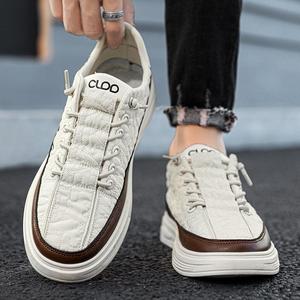 CLOD Men's Casual Sneakers CLOD-1921 Breathable <b>Round</b> <b>Toe</b> Low <b>Heel</b> Walking Shoes - Product Image 3