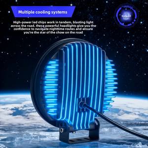 <span class=keywords><strong>Super</strong></span> lumineux 12V 24V <span class=keywords><strong>7</strong></span> pouces 60W Blanc/jaune DRL LED Lumière de travail Hors route Projecteur Camion Conduite Phare pour Jeep Voiture 4x4 - Product Image 4