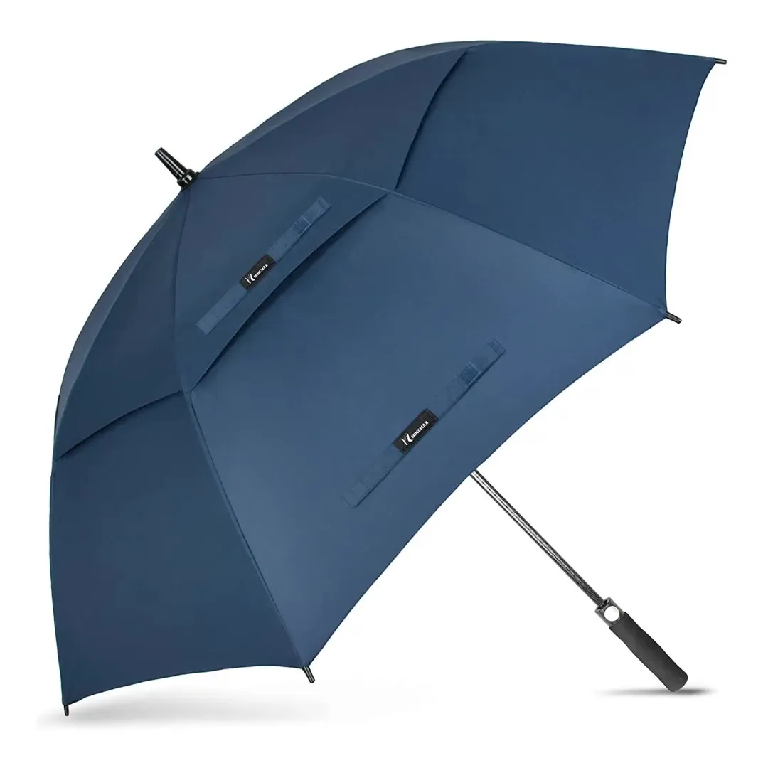 Xiaomi-parapluie de golf, double canopée imprimée personnalisée, en polyester et nylon, pongee, droit automatique, vente en gros