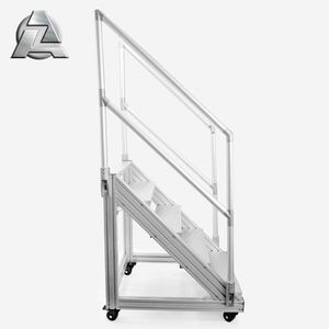 Chuyên Nghiệp Gia cố công nghiệp tslot t-slot di chuyển nhôm làm việc nền tảng và bước cầu thang Khung hệ thống hồ sơ đùn - Product Image 6