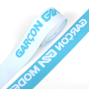 Vải Nylon Thoải Mái Da Nhiều Màu Phụ Kiện May Mặc Vải <span class=keywords><strong>Jacquard</strong></span> Đàn Hồi In Logo Theo Yêu Cầu Dây Thắt Lưng - Product Image 1