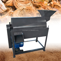 Équipement de défibrage et de déchiquetage de cosse de noix de coco Moteur électrique et diesel Machine de décorticage à double usage Équipement de fibre de cosse
