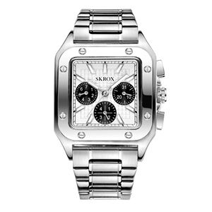 Hot Bán Độc Đáo Đa Chức Năng Dây Đeo Bằng Thép Không Gỉ Thương Hiệu Hàng Đầu Sang Trọng Vuông Đồng Hồ Đeo Tay Mens Tự Động Đồng Hồ Cơ Khí - Product Image 5