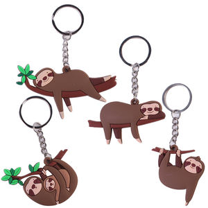 พวงกุญแจยางพีวีซีโลโก้รูปสัตว์รูปการ์ตูน - Product Image 1