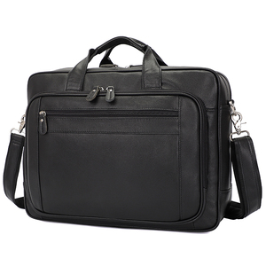 J.M.D Túi Đựng Máy Tính Xách Tay Nam Doanh Nhân Da Thật Đặt Làm Theo Yêu Cầu Cặp Đựng Máy Tính Xách Tay Công Sở Đeo Vai Sang Trọng Màu Đen Cho Nam - Product Image 1