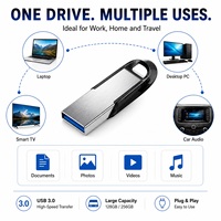 Ofis Bilgisayarı Dizüstü Bilgisayar USB Bellek SanDisk Ultra USB 3.0 128GB 256GB 130MB/s Belge Dosya Depolama Kullanımı İçin Orijinal Kanal Stoğu