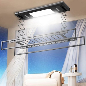 ราวตากผ้าไฟฟ้าอัจฉริยะแบบยืดหดได้ ควบคุมด้วยเสียง พร้อมรีโมทคอนโทรล ยกขึ้นอัตโนมัติ สำหรับระเบียงบ้าน - Product Image 3