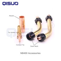 200/300/400A BND-Style CO2 Gaz-Blindé MIG Gun Set 5m Câble Flexible