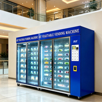 Nouveau modèle AIT Distributeur automatique de 70 produits, armoire à compartiments, en acier galvanisé, à température contrôlée de précision et humidifiée, pour centre commercial