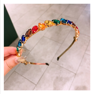 <span class=keywords><strong>Serre</strong></span>-têtes Luoyan Bling en cristal, bandeaux à strass, accessoires capillaires étincelants en diamant pour femmes et filles, pour fêtes et mariages - Product Image 6