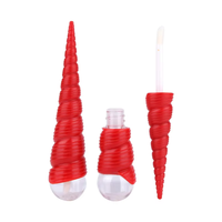 Nouveau tube de brillant à lèvres, forme de coquillage, flacon de brillant à lèvres pour emballage cosmétique, tube provenant d'une usine d'emballage cosmétique chinoise