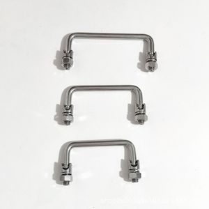 Stainless Steel Cabinet Handle LS506 Bar Shape Chrome Plated Antirust Modern Industrial Furniture Handle - Product Image 1