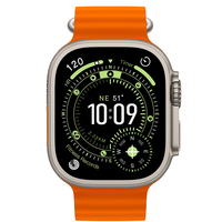 Montre connectée intelligente d'extérieur CW11 Ultra 3 AI, étanche IP68, écran AMOLED carré, charge sans fil, fonction de rappel de sédentarité