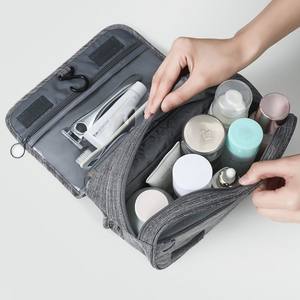 Trousse de toilette de voyage 23x19cm, type crochet, rangement multifonctionnel avec séparation sec/humide pour les voyages - Product Image 2
