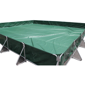 Longs étangs à poissons et piscines 2500L en bâches en PVC ont des supports de tuyaux galvanisés et se vendent bien - Product Image 2