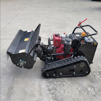 Cortadora de Césped Todoterreno a Control Remoto, 80 cm, a Gasolina, Giro Cero, Robot Cortacésped para Pendientes Pronunciadas de Uso Comercial