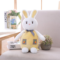 CustomPlushMaker vente en gros stock nouveau mignon lapin en peluche jeter oreiller poupée gros oeil gros lapin PP coton remplissage jouet