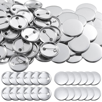 Insigne rond en étain de conception personnalisée de 58mm, emblèmes et badges personnalisés de bouton en étain avec logo