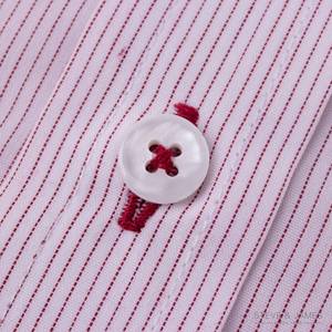 Chemise à manches longues pour hommes de meilleure qualité 100% coton à motif rayé anti-rides et respirant ODM de Steve et James - Product Image 6