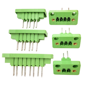 3.81mm Pitch Complete Male & Female Through-Wall Solderless Vertical <b>Terminal</b> Block Type A&B with Flange, Tool-Free - Product Image 4