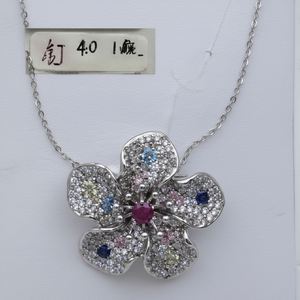 Squisiti orecchini Vintage placcati in oro con perle di zircone di diamanti a forma di cuore per un sontuoso aspetto di fidanzamento alla moda - Product Image 1