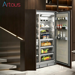 Built in Refrigerator Ready Fridge 488L 36inch Side-by-Side Compressor Low Noise Frost-Free for Household Hotel Use - Product Image 3