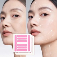 Bandes de lifting du visage de forme ovale bande de lifting du visage patchs de lifting instantanés pour la peau affaissée, les bajoues, les yeux, le double menton