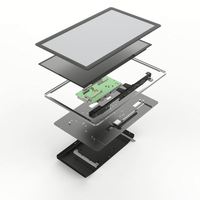10.1 11.6 pouces de large de qualité industrielle 16:9 intégré/cadre ouvert pas cher capacitif Lcd écran tactile moniteur