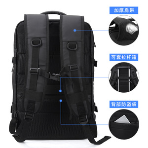 Business <b>Backpack</b> 17.3 Inch Laptop Bag Large Capacity Multi Functional Travel <b>Backpack</b> For <b>Men</b> And Women - Product Image 4
