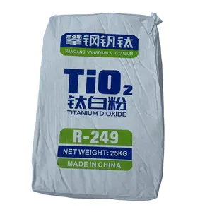 Sichuan Pangang R249 tio2 polvere di biossido di titanio per vernice e masterbatch. Pronto per la spedizione.