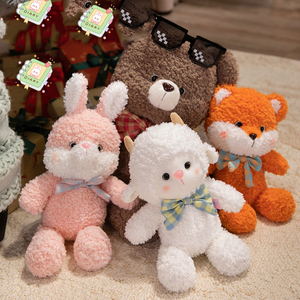 Adorable peluche mouton agneau poupée peluche ours en peluche renard personnalisé renard peluche gros mouton en peluche - Product Image 4