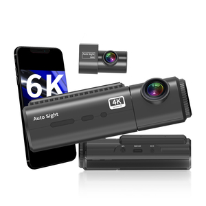 Sản Xuất 4K Ống Kính Kép Starvis 2 Tầm Nhìn Ban Đêm Tự Động DVR Dash Cam Phía Trước Phía Sau Video Recorder Xe Blackbox 1 Năm 4G - Product Image 1