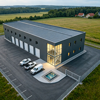 Conception de hangars en Chine : Carport intelligent, Bâtiment en acier pour entrepôt autoportant, Hangar, Atelier, Entrepôt préfabriqué