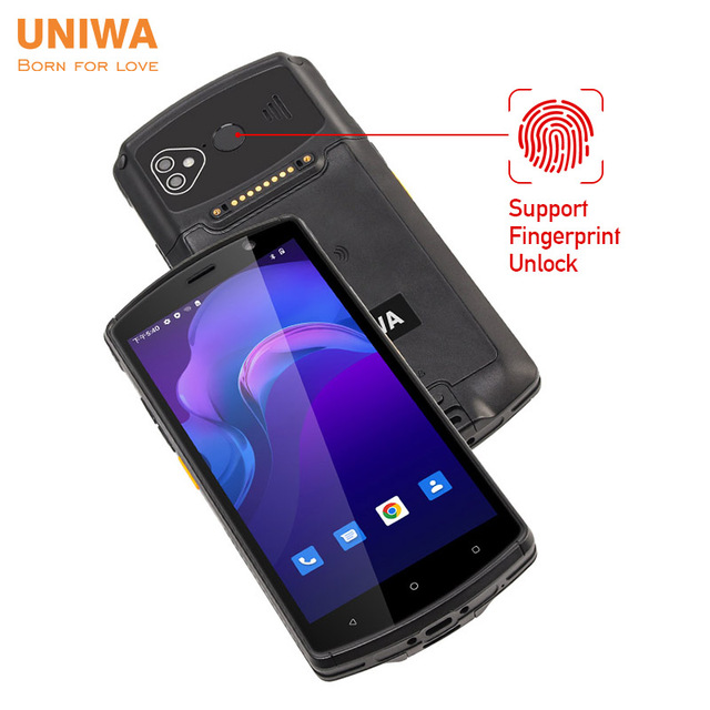 UNIWA V7S PDA Scanner 4G Android 12 OS 5.7 Inch 4GB 64GB Barcode QR for Warehouse Inventory