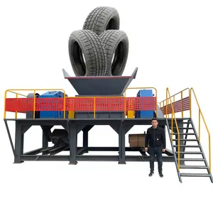 Trusted multi-functional car and truck tires shredder can be equipped with transfer network supplier