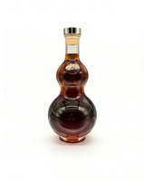 Bouteilles en verre de forme pentagramme au design unique, capacité personnalisable, surface mate/givrée avec bouchon pour jus, boissons et thé au lait