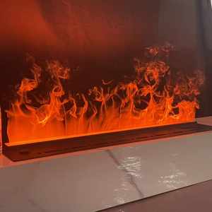 Chimenea Eléctrica de Vapor de Agua 3D de 40-78 Pulgadas con Control Remoto por APP, Diseño Metálico Independiente - Product Image 1