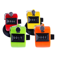 Compteur de pointage portable de taille compacte compteur de tours de chiffres compteur mécanique manuel avec anneau de doigt