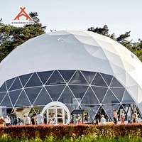 Dôme géodésique Kawagebo Kamp (KK) 30M pour événements et expositions, tente igloo de glamping de luxe, tente de réception imperméable pour mariages