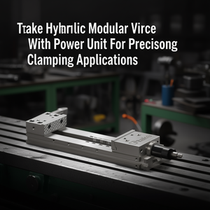 Étau hydraulique modulaire Ttake avec unité d'alimentation pour applications de serrage de précision - Product Image 3