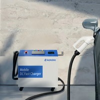 Station de recharge portable d'urgence 30 kW DC, mobile, CCS COMBO 2, OCPP 1.6J, CB, CE, UL, chargeur EV UPS avec batterie
