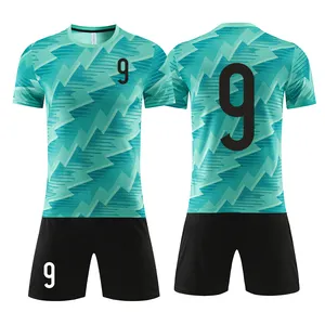 Set di maglia da calcio sublimazione abbigliamento da calcio per la pratica da uomo magliette da calcio abbigliamento sportivo da calcio uniforme della squadra di calcio