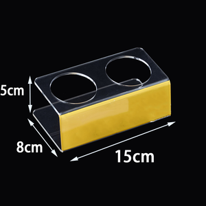 Tùy chỉnh hiện đại Acrylic đồ uống kệ trưng bày thủy tinh hữu cơ quảng cáo dấu hiệu cho thanh cửa hàng làm bằng kim loại giấy gỗ nhựa - Product Image 6