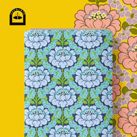 Tissu en coton floral Topoints pour robes, impression numérique, motifs personnalisés AAS