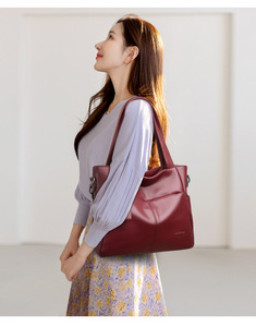 <b>Soft</b> PU <b>Leather</b> Crossbody <b>Bags</b> for Women Luxury Handbags Women <b>Bags</b> Designer Female Casual Hand Shoulder Tote <b>Bag</b> - Product Image 2