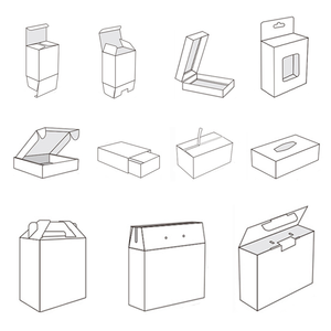 맞춤형 럭셔리 친환경 재활용 플랫 박스 콘택트 렌즈 선물 상자 단단한 회색 판지 마그네틱 클로저 골드 엠보싱 - Product Image 4
