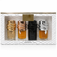 Parfum Arabe Unisexe Snake Decor EDP 4*30ml Longue Durée, Boîte Cadeau Peau de Serpent, Logo Personnalisé, Marque Privée, Vente en Gros Usine